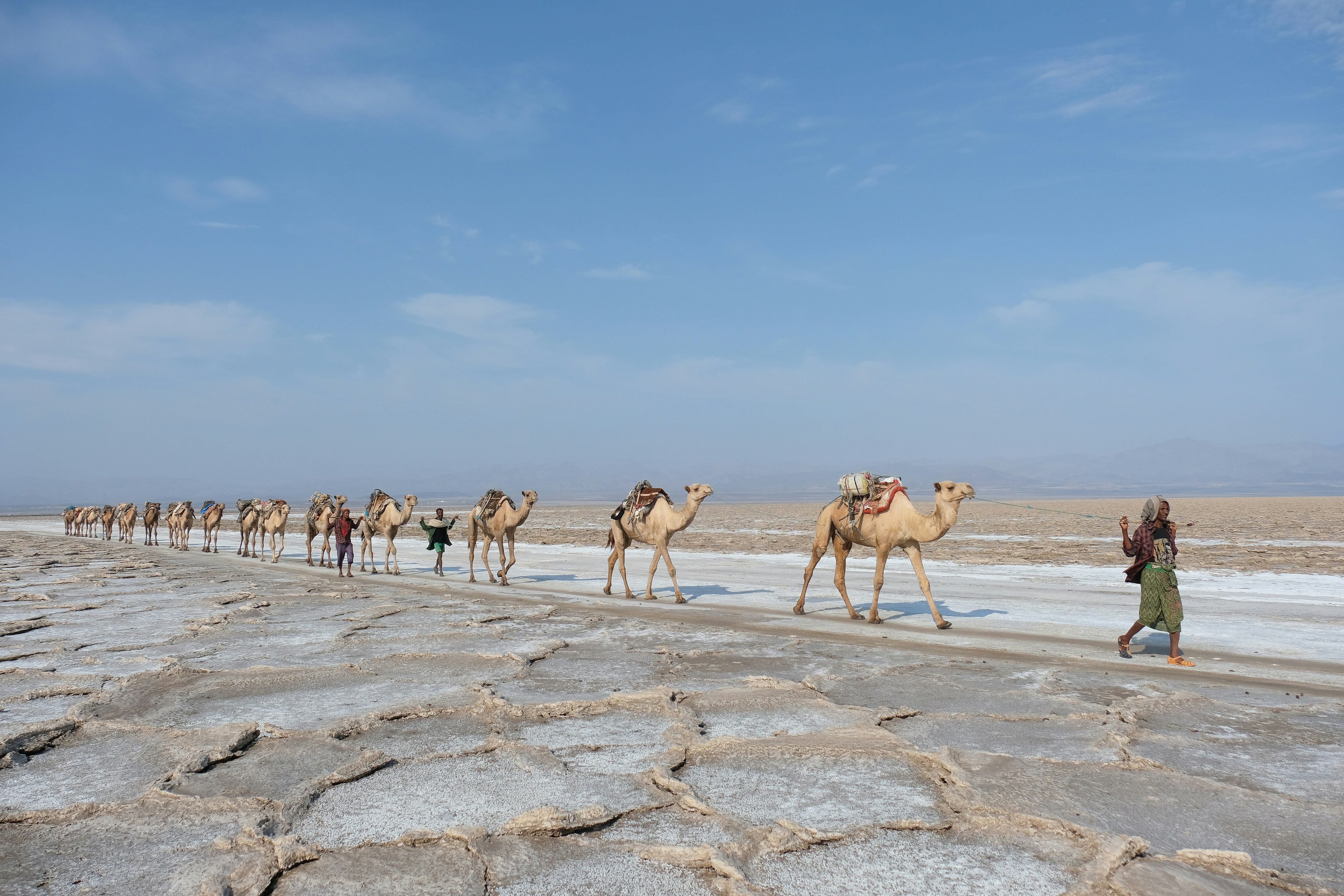 Colorful volcanic landscape of Dallol